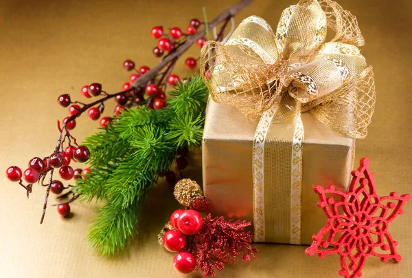 Boże Narodzenie i Nowy Rok prezent — Zdjęcie stockowe