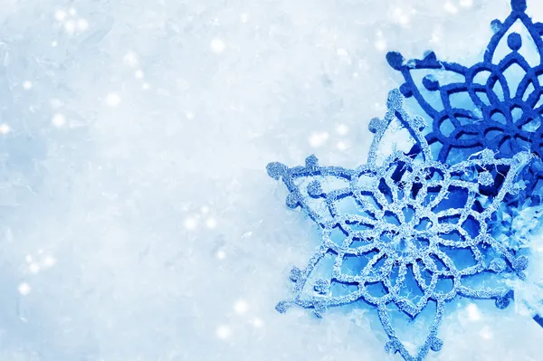 Winter Snow Background. Snowflakes — Stock Photo, Image