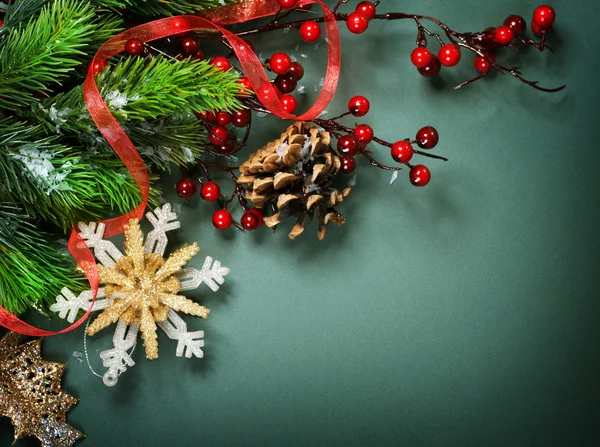Kerstmis vintage decoratie boordmotief — Stockfoto