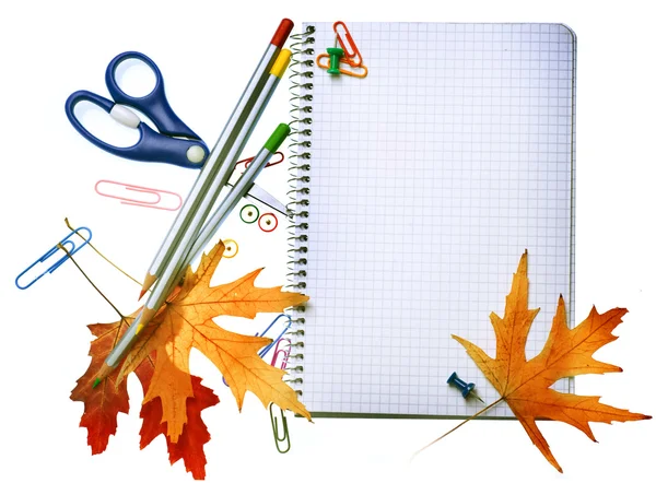 Back To School Concept Design. Stationery — Stock Photo, Image