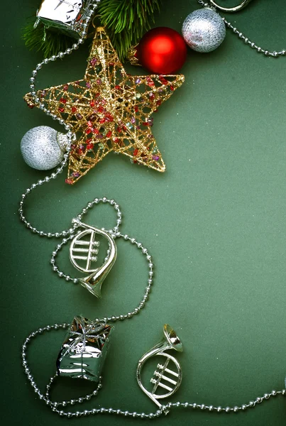 Noel çerçeve tasarımı için metin alanı ile — Stok fotoğraf