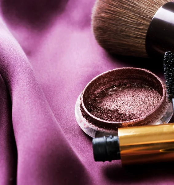 Make-up. make-up příslušenství hranice — Stock fotografie