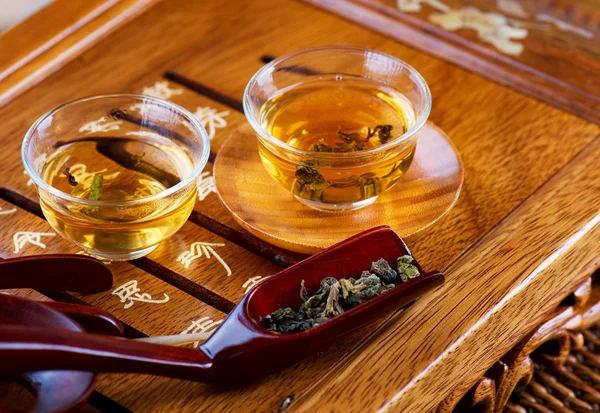 Cerimonia del tè cinese tradizionale. — Foto Stock