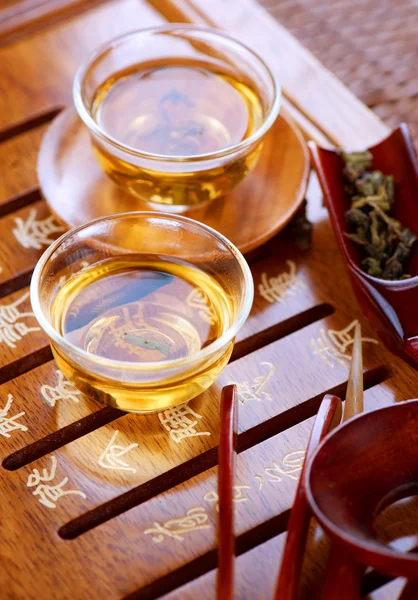 Čaj .tradiční čínský čajový obřad — Stock fotografie