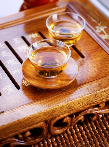 Τσάι .traditional κινεζική τσάι τελετή — Φωτογραφία Αρχείου