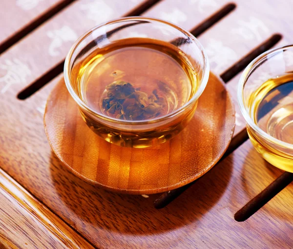 Čínský čajový obřad .tradiční — Stock fotografie