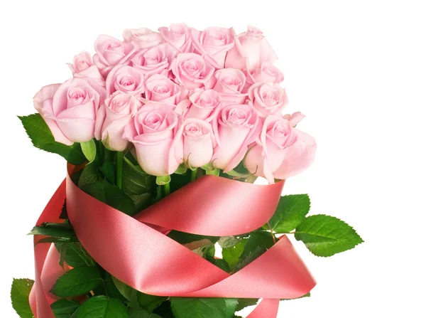 Ροζ τριαντάφυλλο μπουκέτο — Φωτογραφία Αρχείου