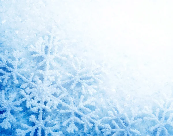 Winter Schnee Hintergrund. Schneeflocken — Stockfoto