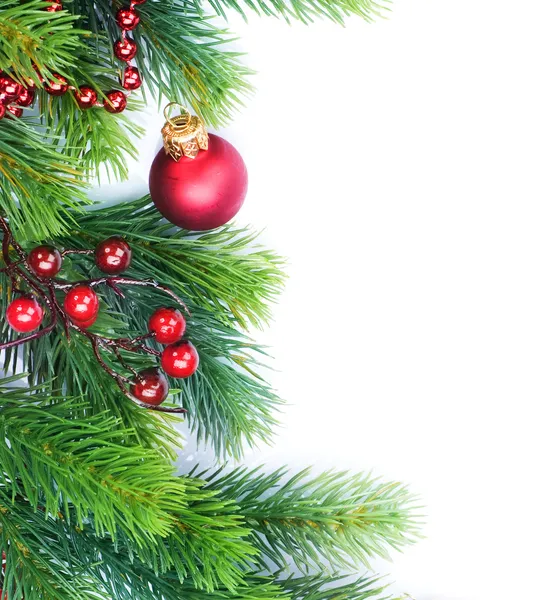 Boże Narodzenie drzewo granica — Zdjęcie stockowe