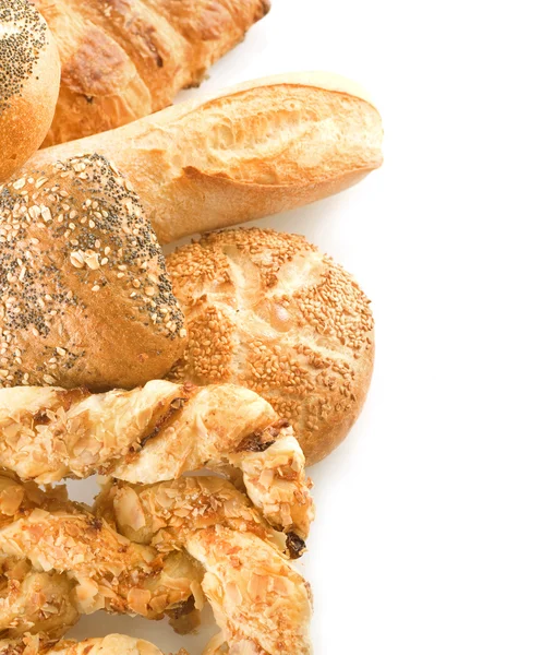 Асортимент хліб кордону — стокове фото