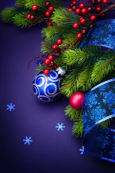 Karácsonyi és újévi dekorációk — Stock Fotó