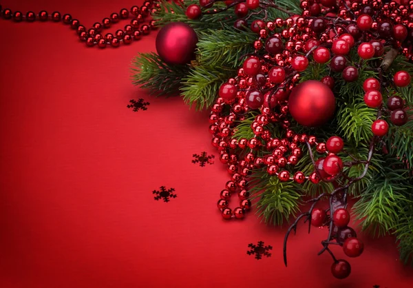Decorações de Natal e Ano Novo — Fotografia de Stock