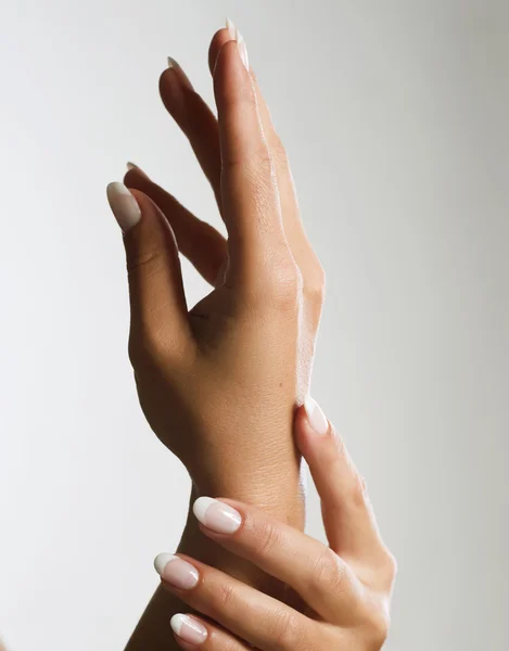 Güzel eller. Manikür kavramı — Stok fotoğraf