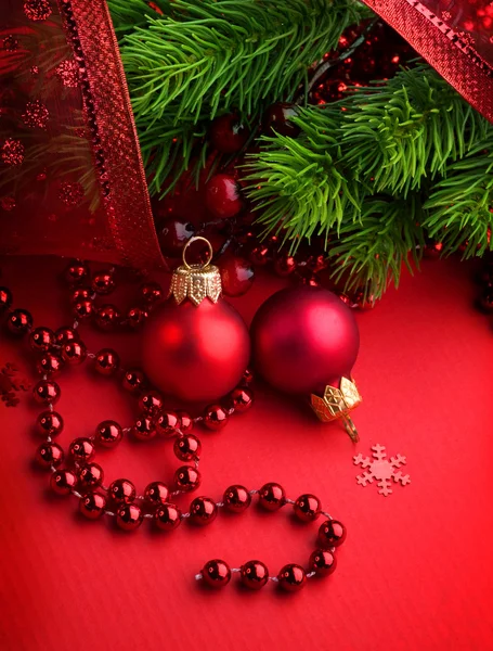 Natal e decoração do ano novo — Fotografia de Stock
