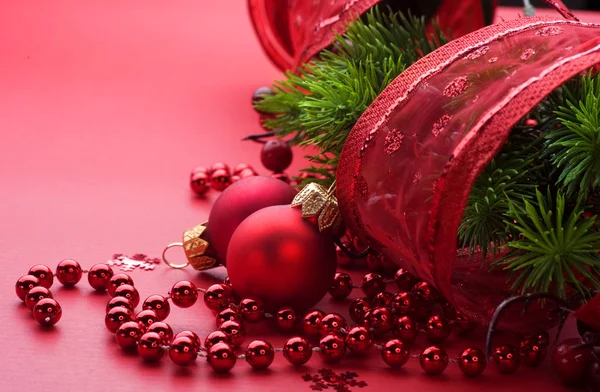 Świąteczne i noworoczne dekoracje — Zdjęcie stockowe