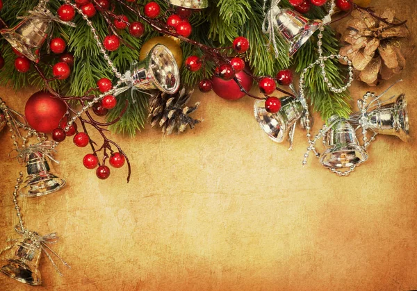 Weihnachten Retro-Karte — Stockfoto