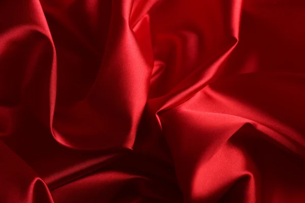 Sfondo di seta rossa — Foto Stock