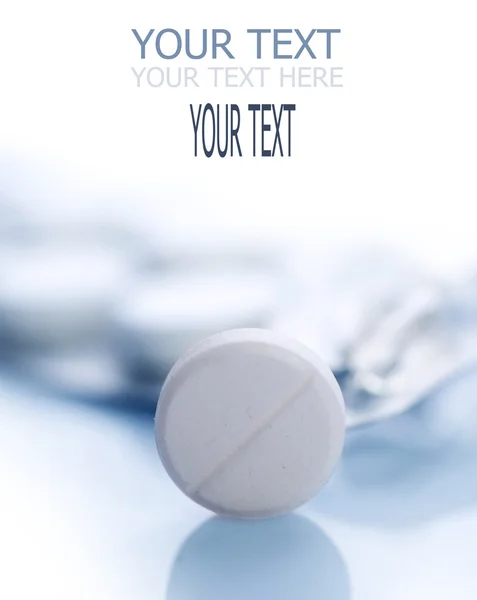 Tablet closeup. Medical Treatment — Stock Photo, Image
