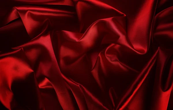 Abstrakte rote Seide Hintergrund — Stockfoto