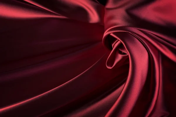 Schöne rote Seide — Stockfoto