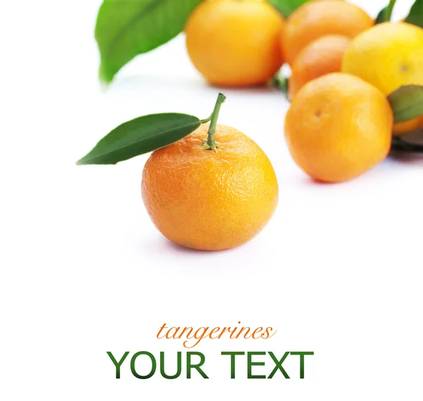 Mandarin isolated on White — Stock Photo, Image