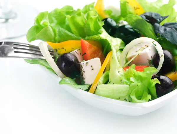 Gezonde Griekse salade — Stockfoto