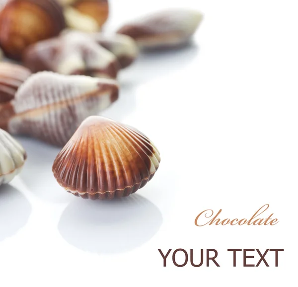Švýcarský čokoládový bonbóny — Stock fotografie