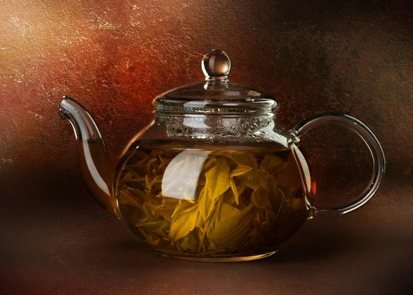 Chá em bule — Fotografia de Stock