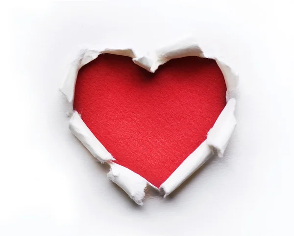 Дизайн сердечной карты Валентины — стоковое фото