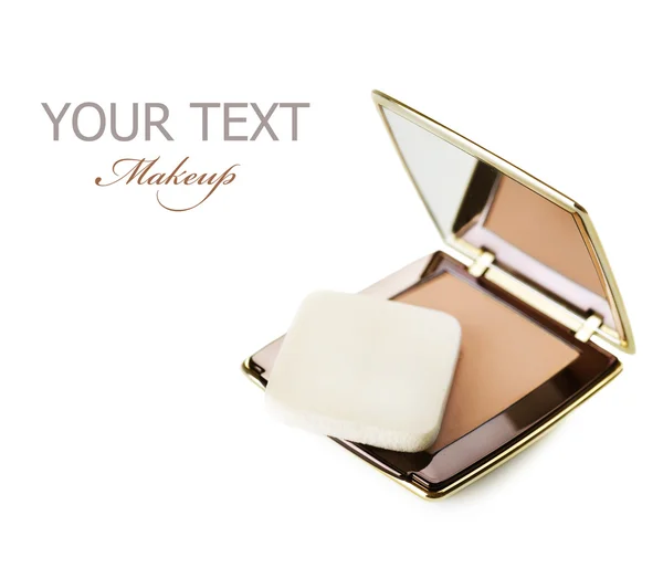 Make-up compacte poeder — Stockfoto