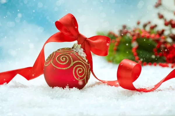 Noel ve yeni yıl decorations.bauble — Stok fotoğraf