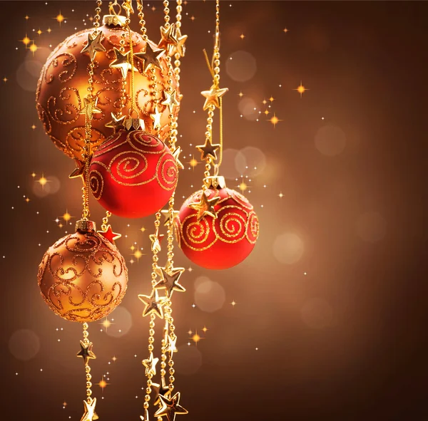 Vánoce a nový rok hranice designu — Stock fotografie