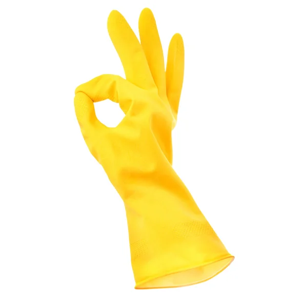 Gumové rukavice — Stock fotografie