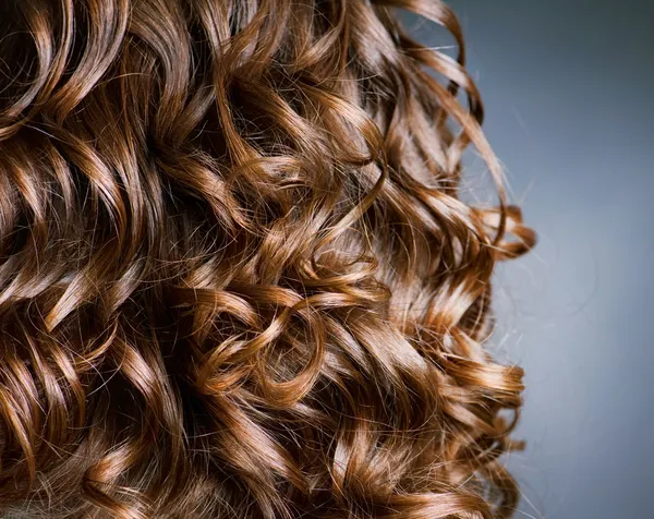 Curly Hair. Hairdressing. Wave — Stock Photo, Image