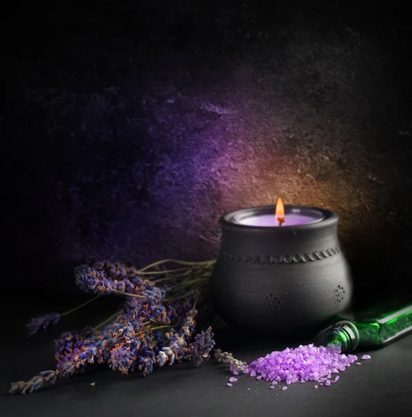 Lavendel. Aromaterapi — Stockfoto