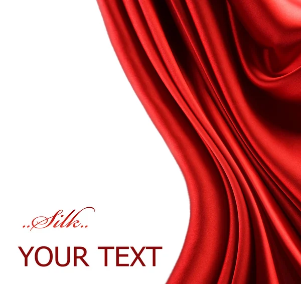 Silk Over White — Zdjęcie stockowe