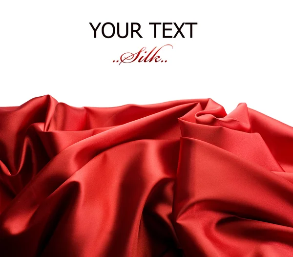 Silk Over White — Stock Photo, Image