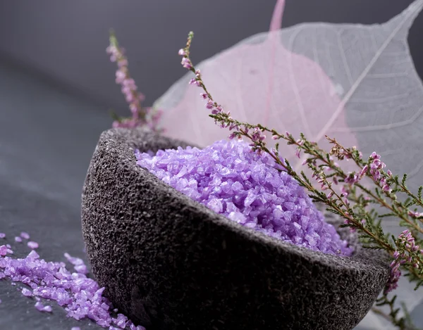 라벤더 온천 요법 — 스톡 사진