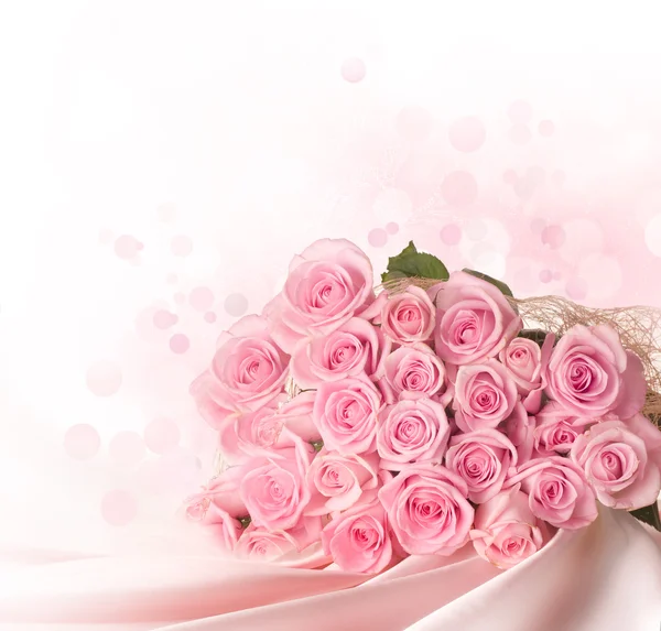 Grote rozen boeket — Stockfoto