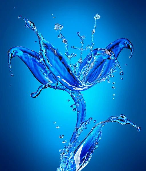 Agua dulce Abstract Splashing — Foto de Stock