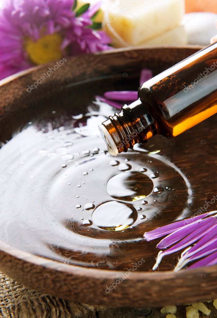 Aromatherapy. Essential Oil. Spa Treatment — Stock Photo © Subbotina