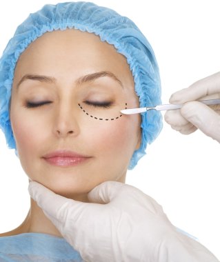 Plastic surgery concept. clipart