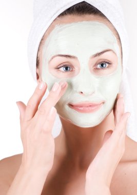 Facial Mask. Spa clipart