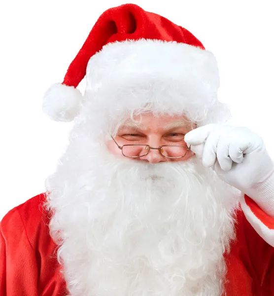 Weihnachtsmann-Porträt — Stockfoto