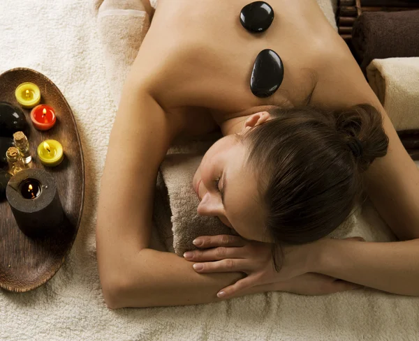 Spa. Stone massage. DaySpa — Stockfoto