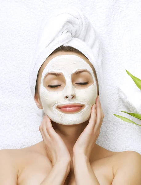 Spa Facial Mask Stock Picture
