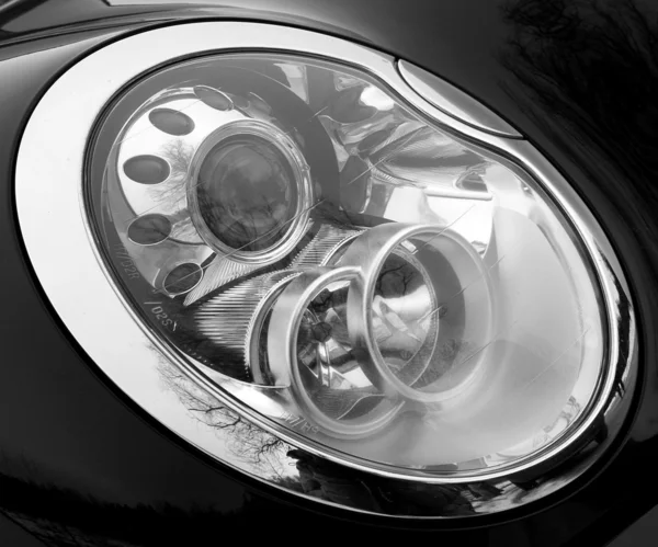 stock image Headlight of cool car