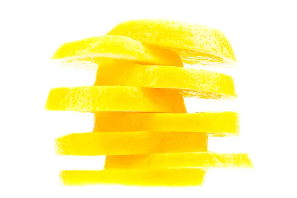 Nasekaný citrón — Stock fotografie