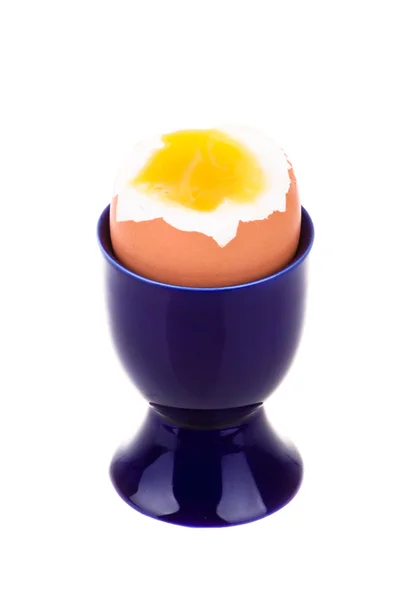 Heerlijk gekookt ei — Stockfoto