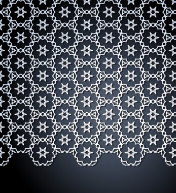 Vector abstract lace background clipart